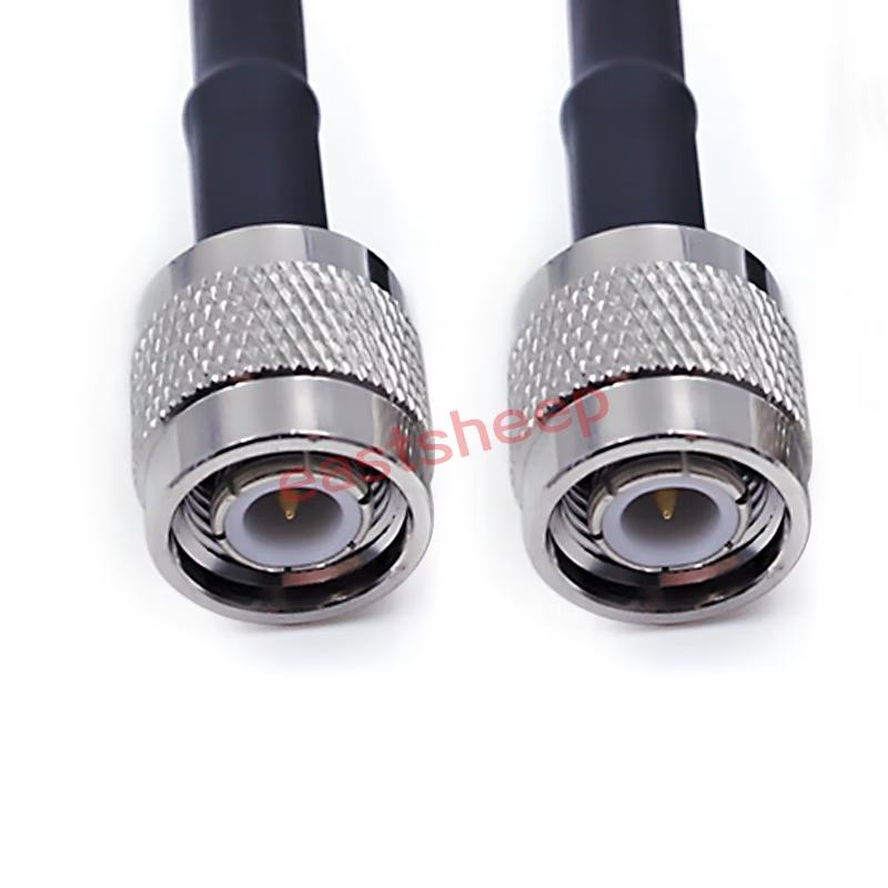 Eastsheep High Temperature and High Frequency RF Adapter Cable TNC-JJ (TNC male to male) GPS Antenna Extension Cable, 8 meters, SFF50-5-1-TNC-JJ