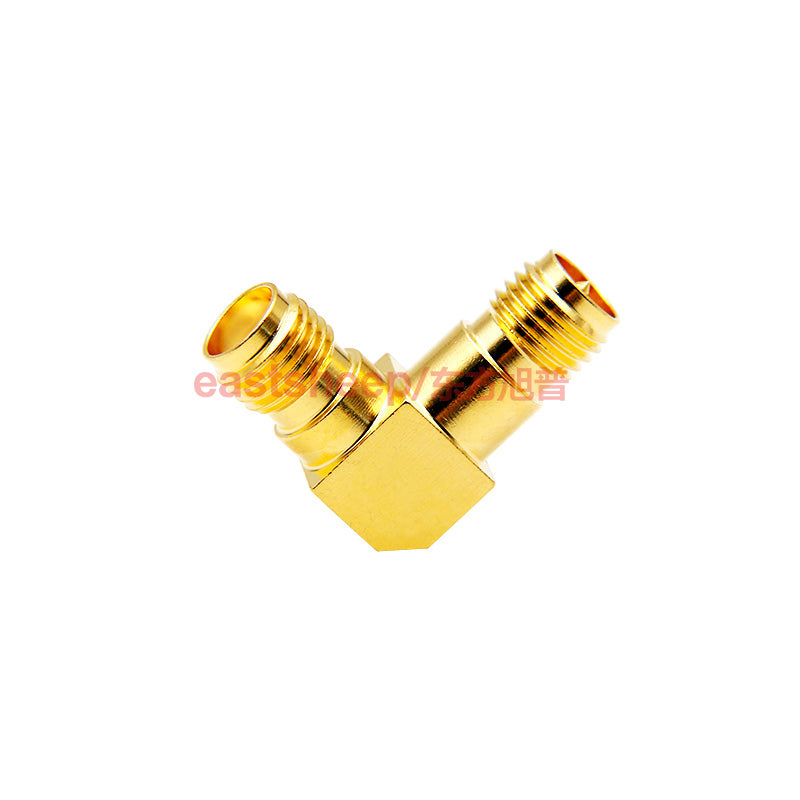 Eastsheep SMA/RPSMA-KWK-1 High Frequency Adapter (SMA Female to SMA External Thread Internal Pin Right Angle Elbow, 1 Piece)