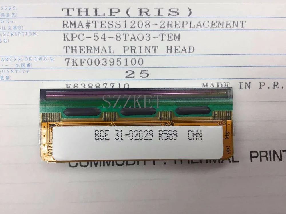 Brand new authentic thermal print head KPC-54-8TAO3-TEM, barcode print head KPC-54-8TAO3 for Kyocera, Thermal printer KPC548TAO3