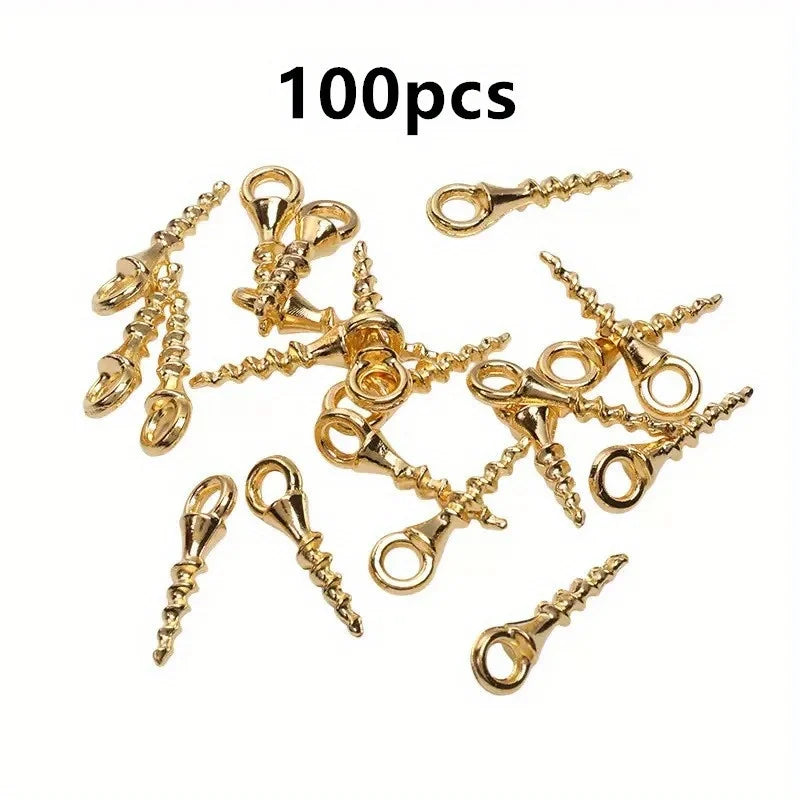 100 Mini DIY Metal Screws, Suitable for Walls, Wood, Pendant Tools, Accessories, Home Furnishings