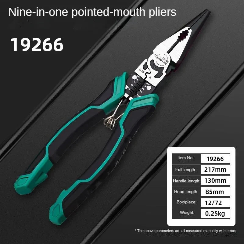 Multifunctional Universal Diagonal Pliers Needle Nose Pliers Hardware Tools Universal Wire Cutters Electrician Wire Pliers Set