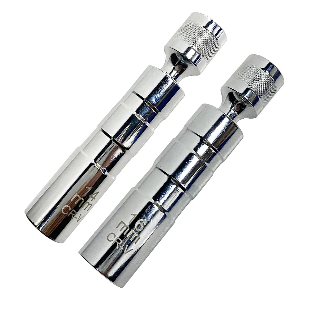 Universal Magnetic Spark Plug Sleeve Thin-walled Universal Joint 14/16mm Automotive Repair Spark Plug Disassembly Tool