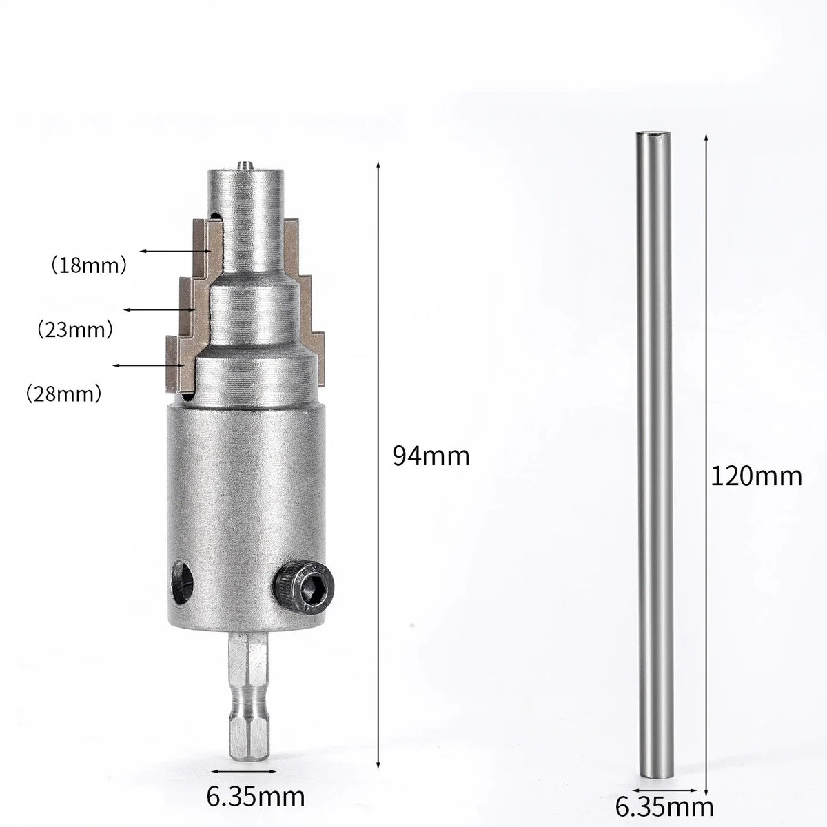 Universal Electric Drill Pipe Breaker Wire Extractor Manual Faucet Angle Valve Remover Tool 4/6 mm 1 inch Connecting Hardware