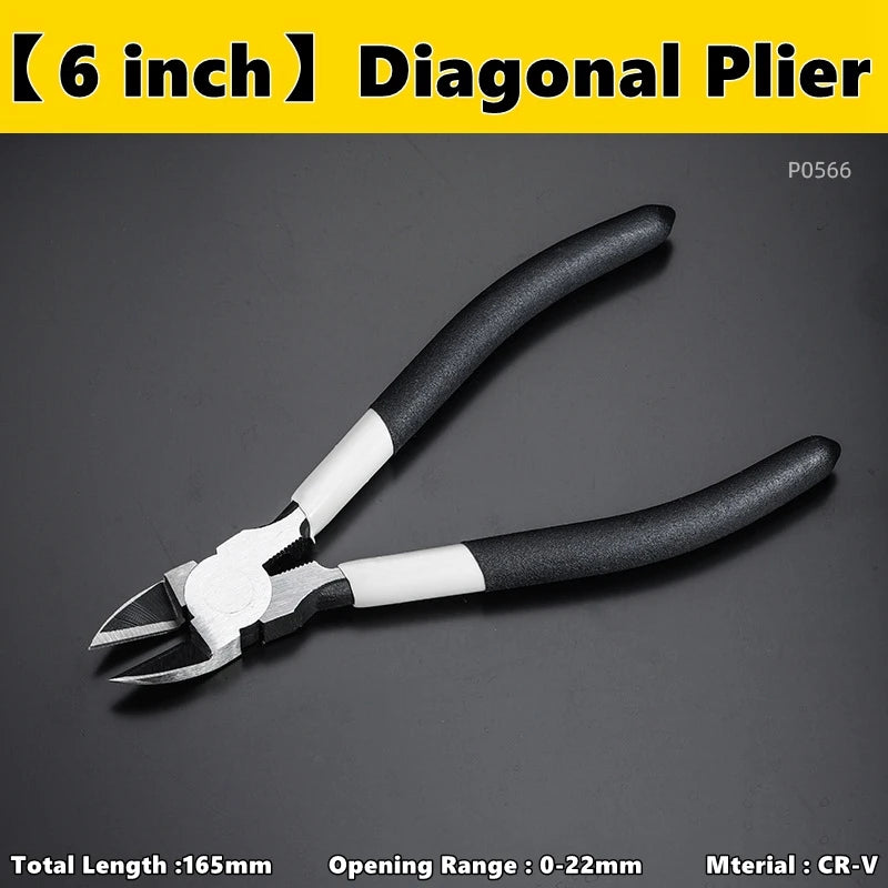 4inch 5inch 6inch Diagonal Pliers Universal Wire Cutter Mini Multifunctional Electric Hardware Hand Tool Electrician Wire Cutter