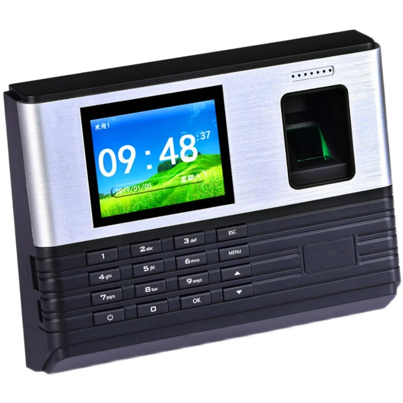 Fingerprint Attendance Machine Password ID Card Puncher A-L355 English Version Multi Function Integration