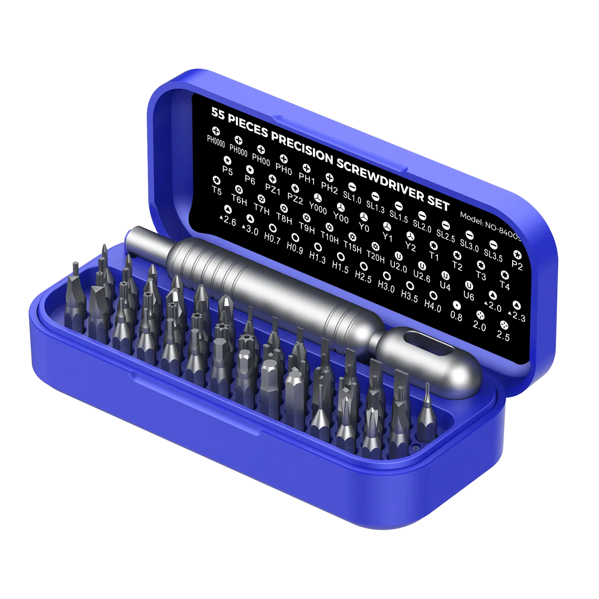 55PCS Mini Precision Screwdriver Set Magnetic Repair Tool Kit Torx Hex Phillips Bits for Phone Watch Laptop Electronics DIY Gift