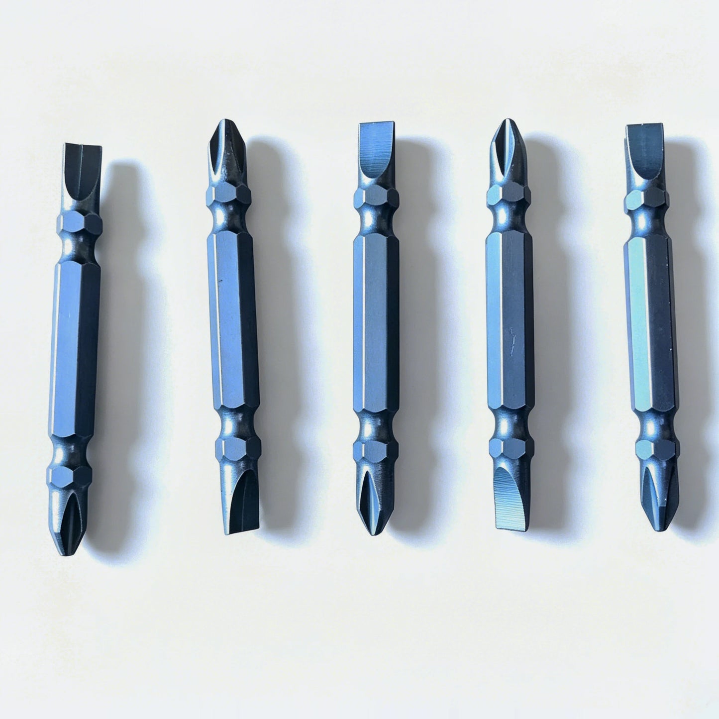 Premium S2 Alloy Steel 2-in-1 Screwdriver Bits High Hardness Strong Magnetic Cross Slotted Bit Set for Home & Car Repair