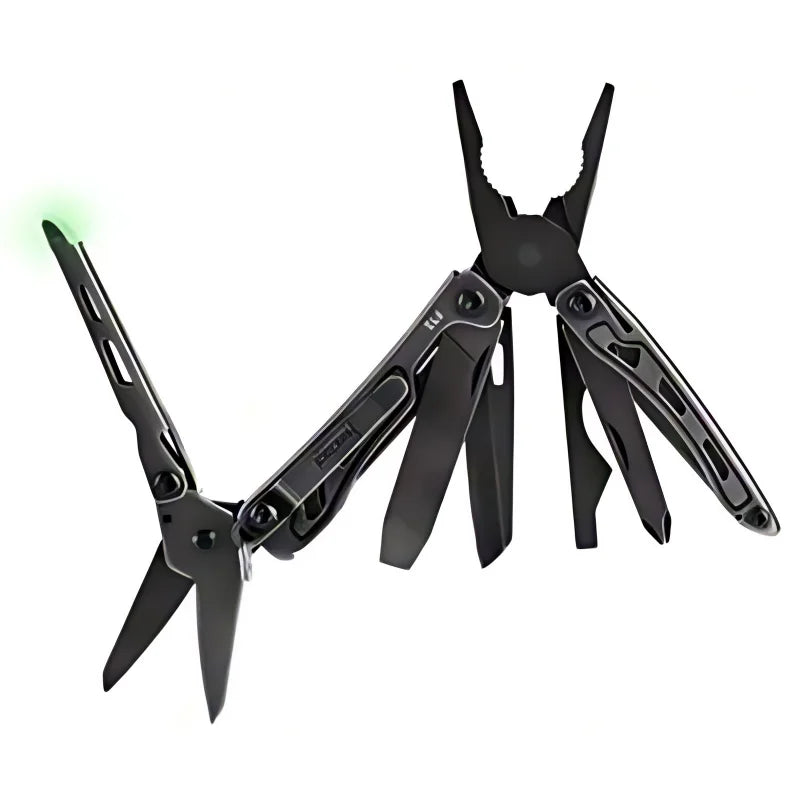 NexTool Keychain Mini Flagship F12 Folding Multi Tool 13 In 1 Screwdriver Pliers File Ruler Bottle Opener Scissors EDC Hand Tool