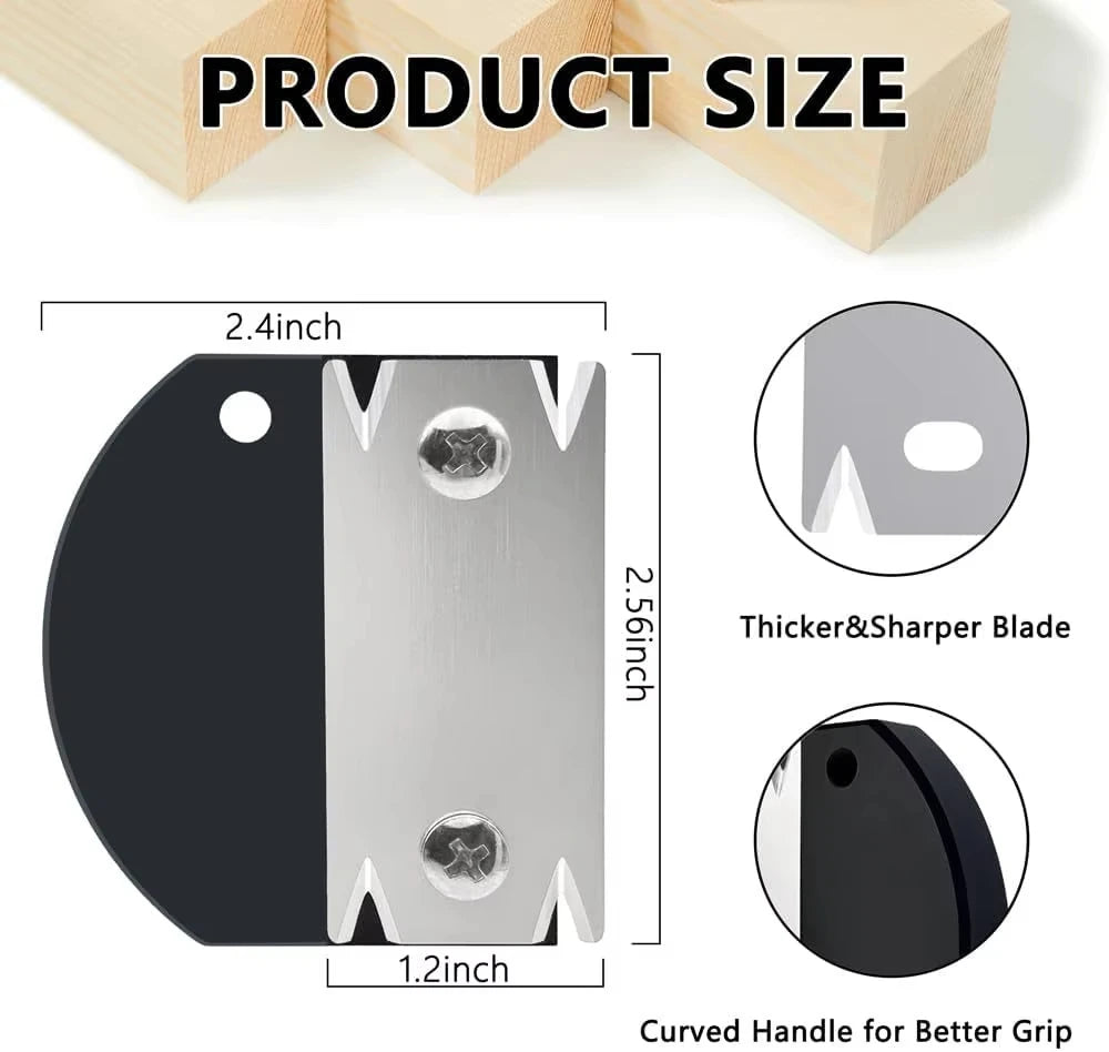 Woodworking Trimmer Chamfering Fillet Scraper Board Deburring Tool - Edge Corner Planer & Specialty Edge Banding Knife