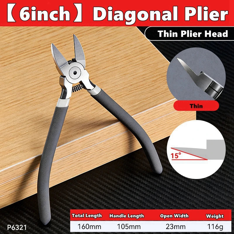 5/6/8 inch Multifunctional Diagonal Pliers Needle Nose Pliers Hardware Tools Universal Wire Cutters Side Cutter Cutting Pliers