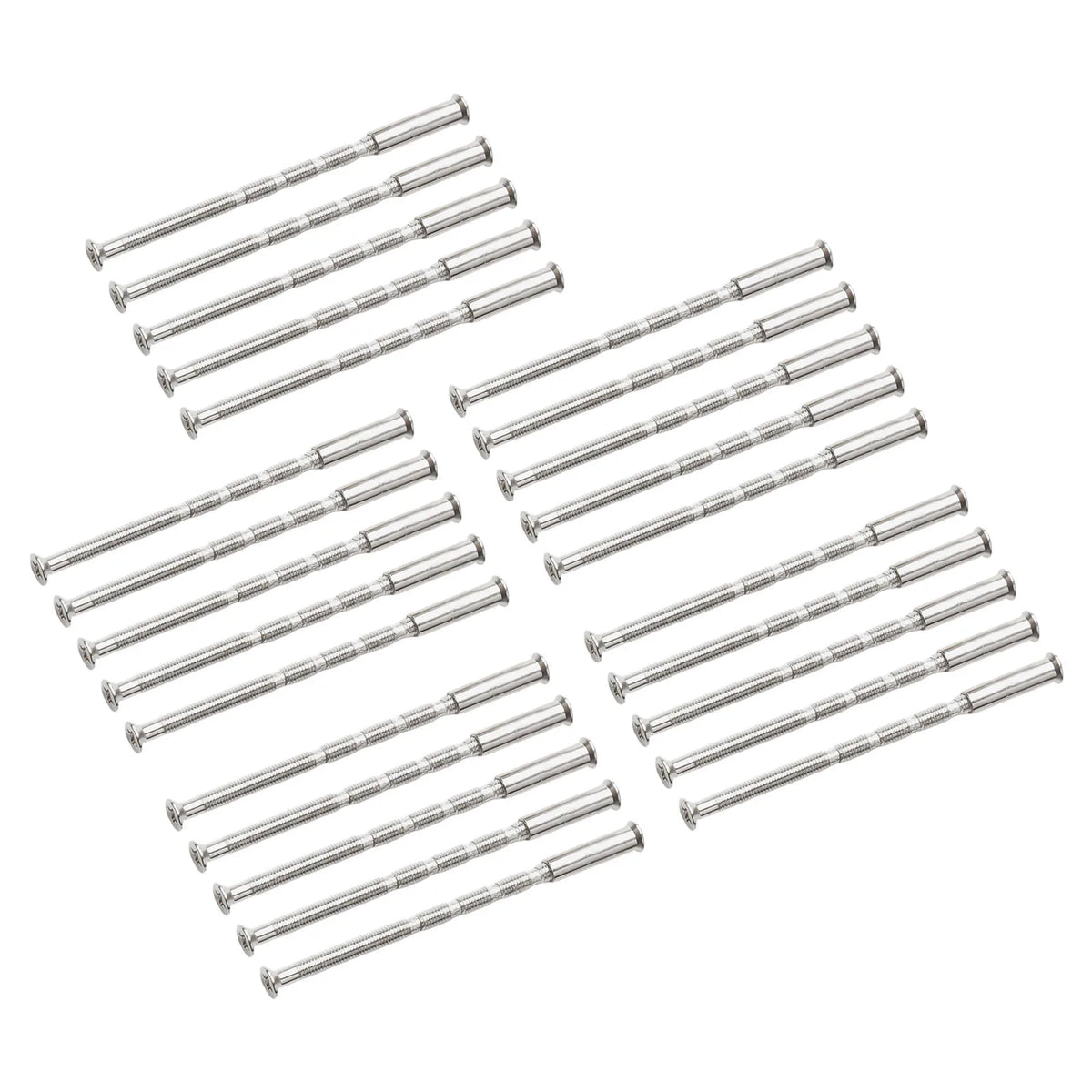 25 Pcs/set Door Handle Fixing Screw Door Handle Bolt Through Fixings For M3 Door Handle Knobs Door Lock Metal Screws Hardware