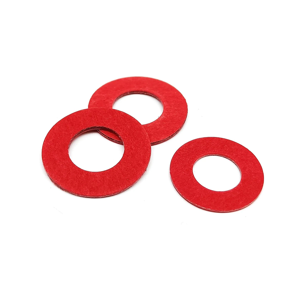 415/1105pcs M2 M2.5 M3 M4 M5 M6 M8 M10 M12 Red Steel Paper Flat Washer Plain Insulated Gasket Ring Pad Assortment Kit Set Box
