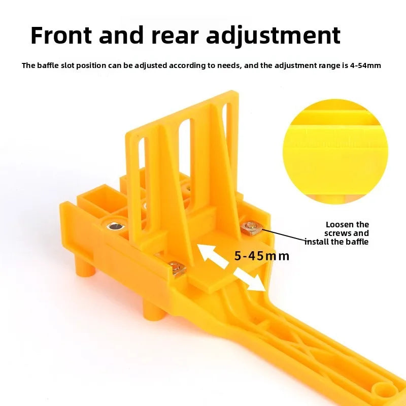 Woodworking Dowel Handheld Drill Guide and Hole Saw Tool 6/8/10mm Drill Bit For Carpentry Straight Hole Locator Clamp