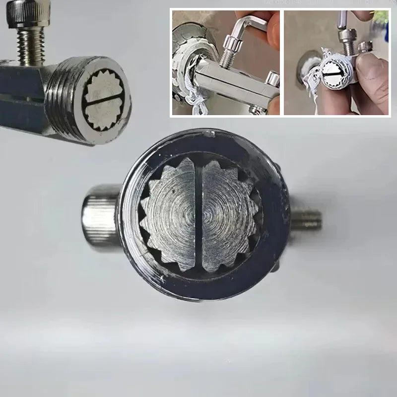 Universal Extractor for Water Pipe Breakage Multi Specification Wire Extractor Water-tap Screw Remover Angle Valve Repair Tools
