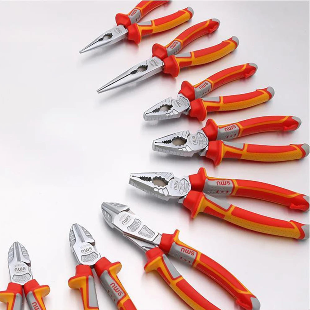 Multifunction Wire Stripper Diagonal Pliers Wire Cutter Long Nose Pliers Side Cutter Cable Shears Electrician Hand Tools