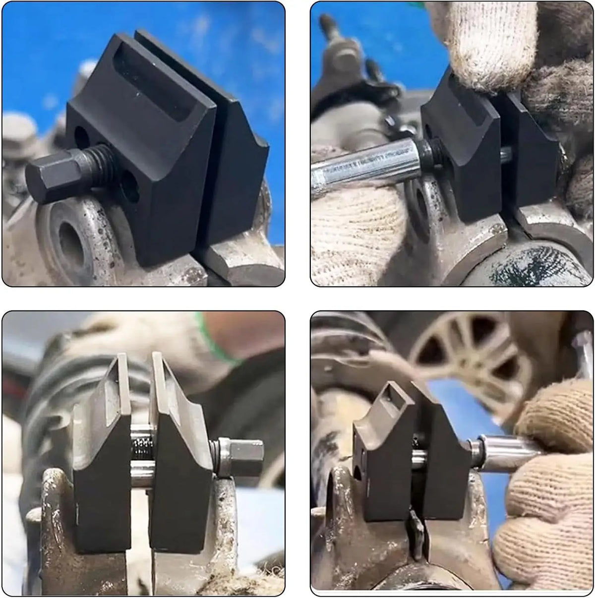 Car Suspension Split Hub Steering Knuckle Spreader Automotive Suspension Strut Separator Hydraulic Shock Absorber Removal Tools