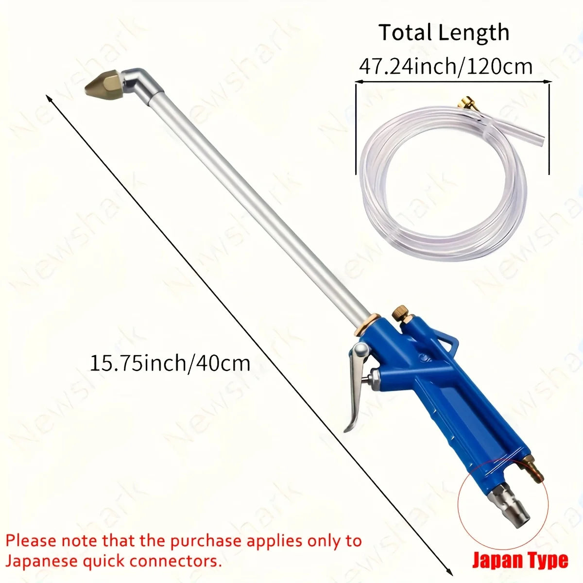 Pneumatic Tool Engine Water Gun Car Tool Repair Car Water Cleaning Gun High Press Car Engine Oil Revolutions Gun