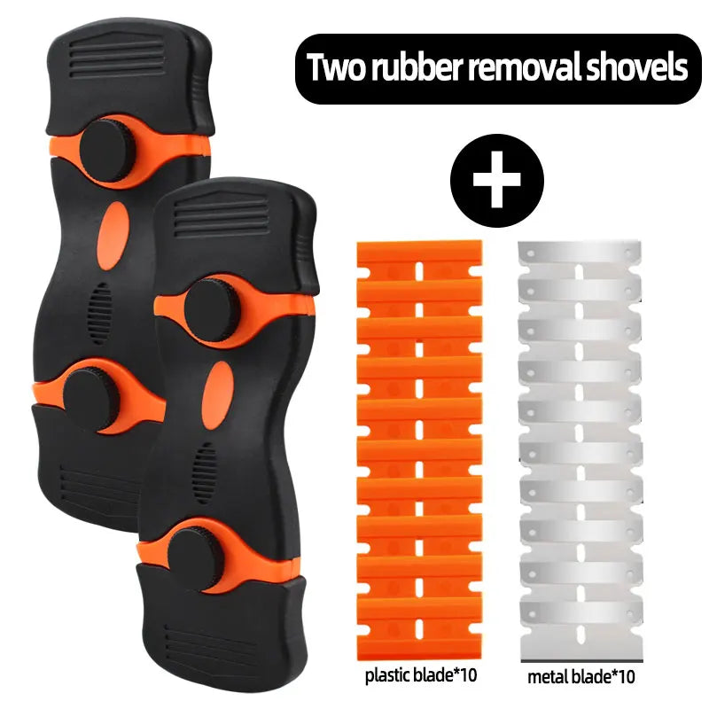 Razor Scraper Car Window Blade Knife Cleaner Ceramic Glass Sticker UV Glue Cleaner Remover Automotive Film Ceramic Tool Suit