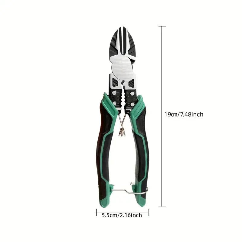 Multifunctional Heavy Duty Alloy Wire Cutters Diagonal Needle Nose Pliers Hardware Tools Universal Electrician Wire Pliers Set