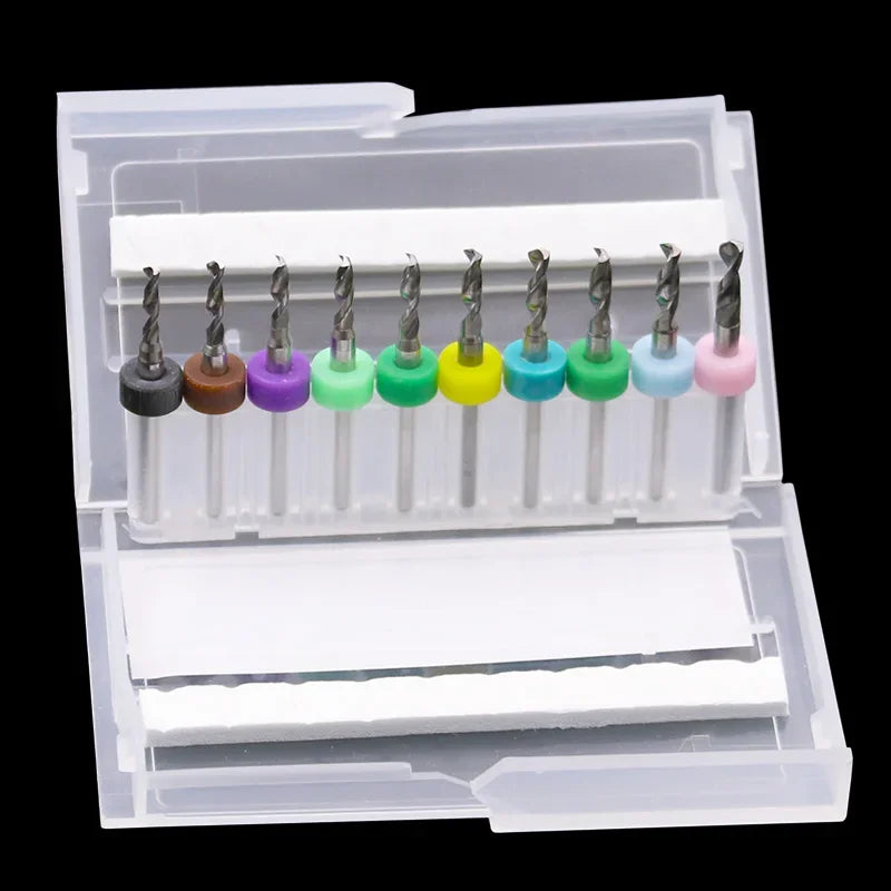 0.1-3.0mm Print Circuit Board Drill Bits Carbide Micro Drill Bits CNC PCB Twist Dril