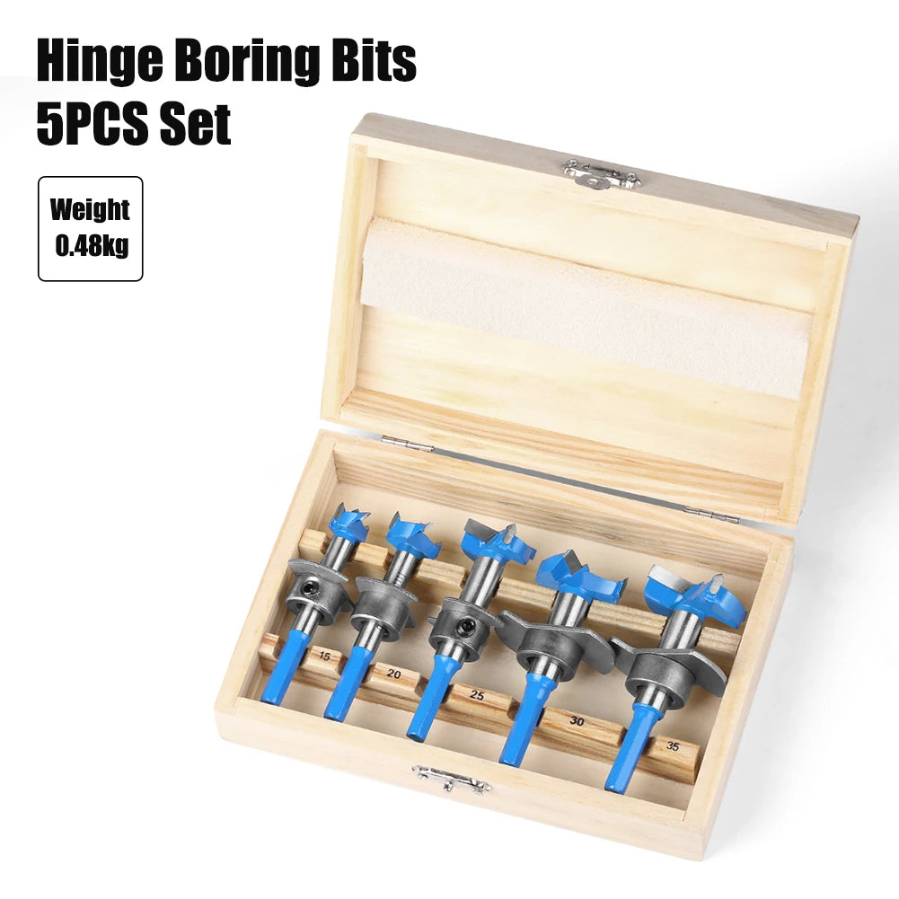 15mm-35mm Cobalt Steel Forstner Drill Bit Set