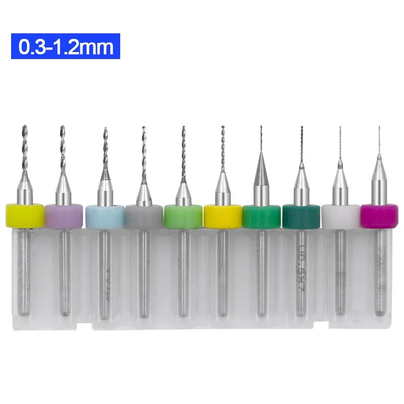 0.1-3.0mm Print Circuit Board Drill Bits Carbide Micro Drill Bits CNC PCB Twist Dril