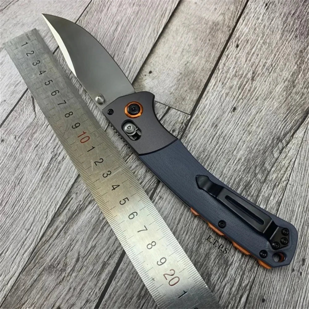 Pocket Knife BM 15080 Hunt Crooked River Folding Knife Point Blade Hunting Camping Outdoor Knives