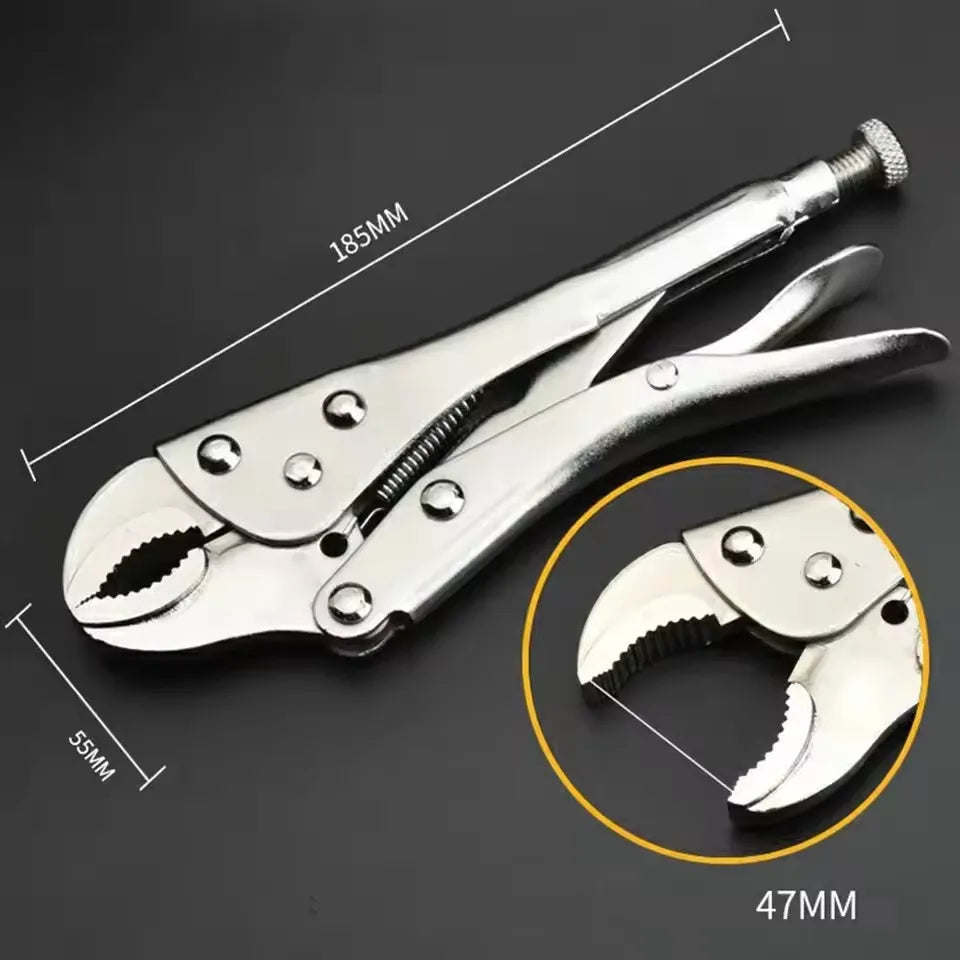 Powerful Pliers, Multifunctional Pressure Pliers, Heavy-duty Tools, Industrial Grade Fixed Circular Mouth Force Wrench, C- type
