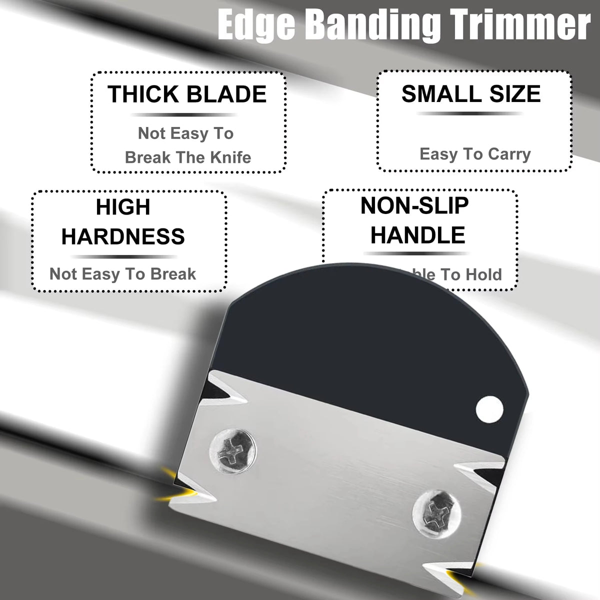 Woodworking Trimmer Chamfering Fillet Scraper Board Deburring Tool - Edge Corner Planer & Specialty Edge Banding Knife
