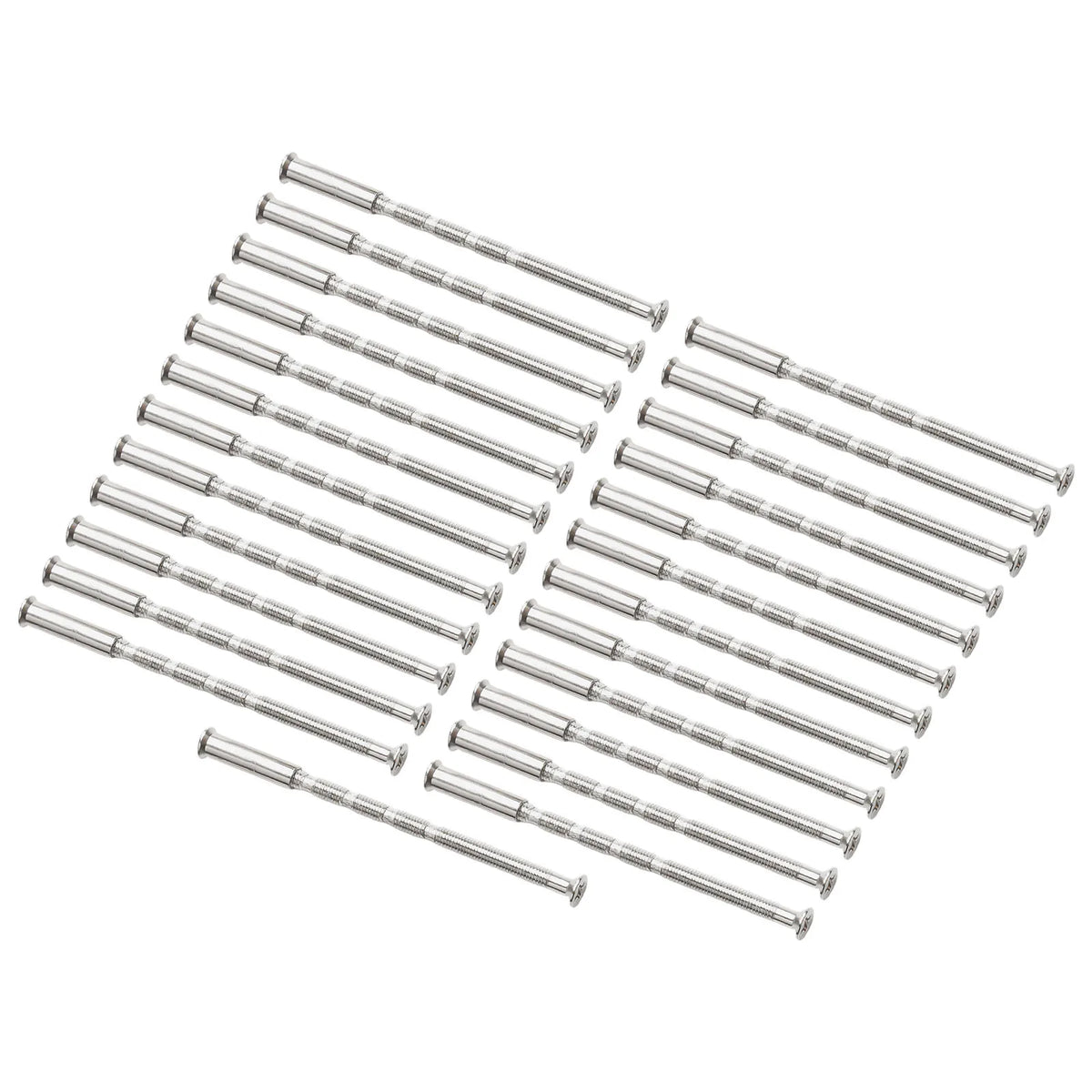 25 Pcs/set Door Handle Fixing Screw Door Handle Bolt Through Fixings For M3 Door Handle Knobs Door Lock Metal Screws Hardware