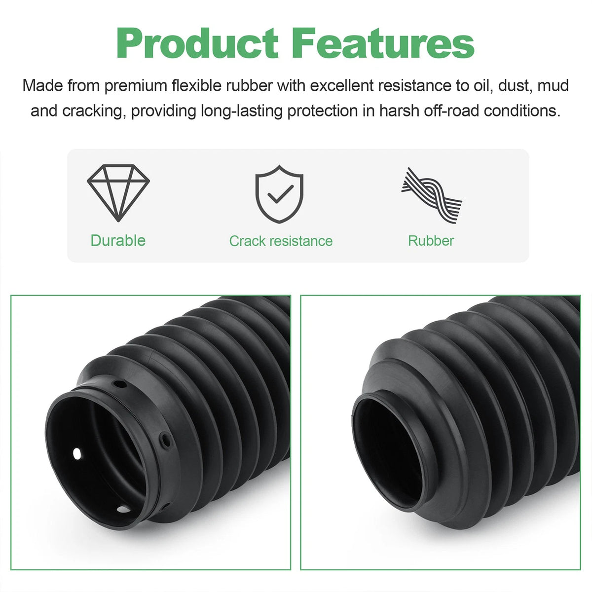 Front Fork Dust Boots 51611-MN1-671ZD for 1997-2004 XR400R,1997-2000 XR600R