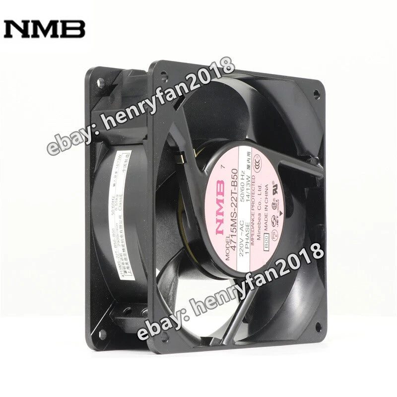 NMB Fan 4715MS-22T-B50 AC 220V 14/13W 120*120*38mm UPS Power Supply Cooling Fan