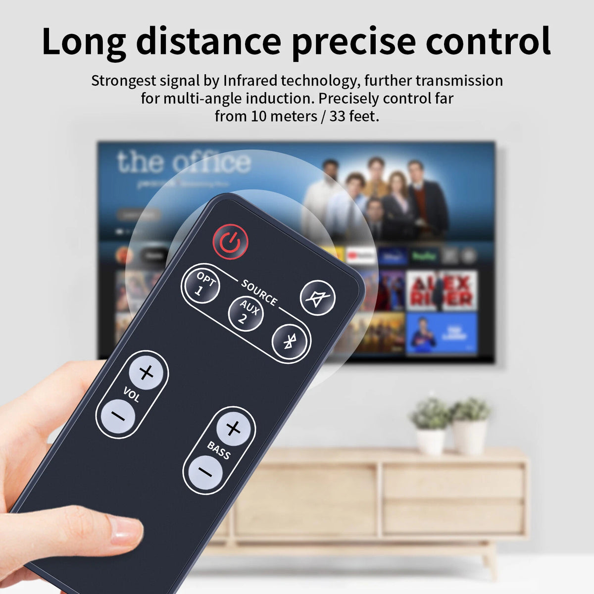 Remote Control For Polk Audio SoundBar Speaker FR1 DSB1 D581 RE95201 RE9520-1
