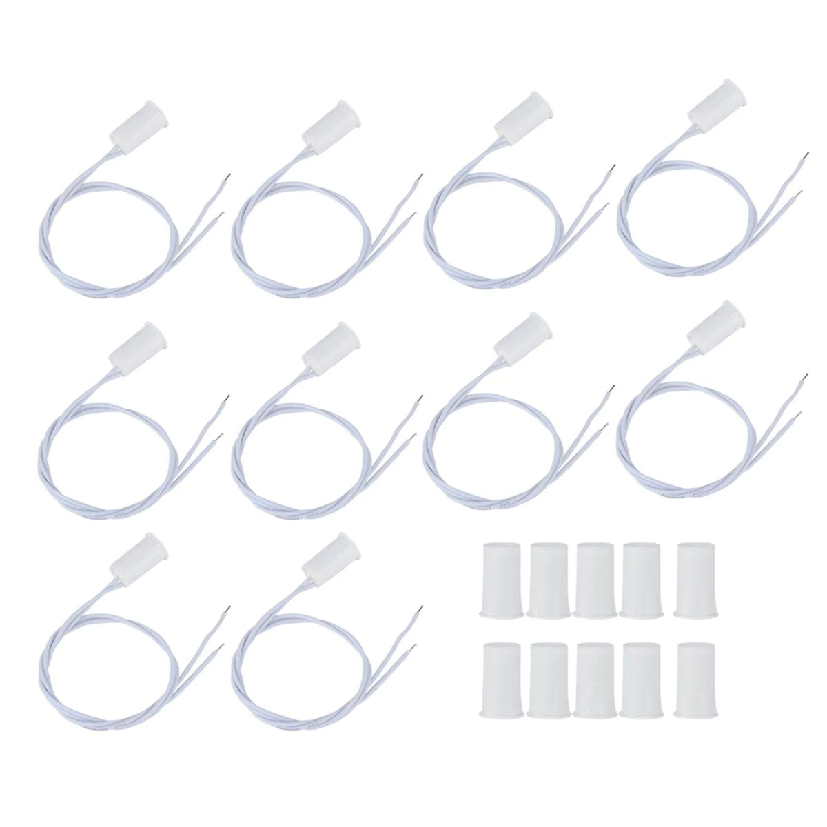 10 x RC-33 NC Wired Door Contact Sensor Alarm Magnet Reed Switch 100V