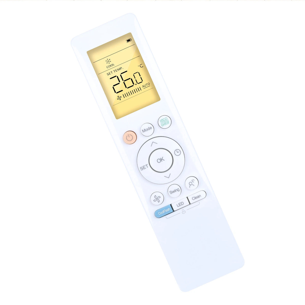 RG10A8(B2S)/BGEF Replacement Remote Control For Midea Air Conditioner