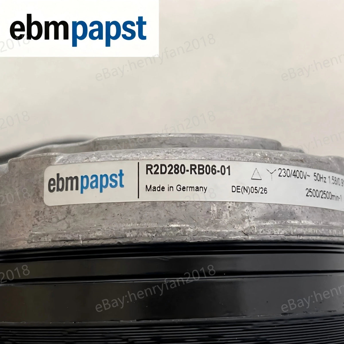 R2D280-RB06-01 for ebmpapst AC 400V for Inverter Cabinet Centrifugal Cooling Fan