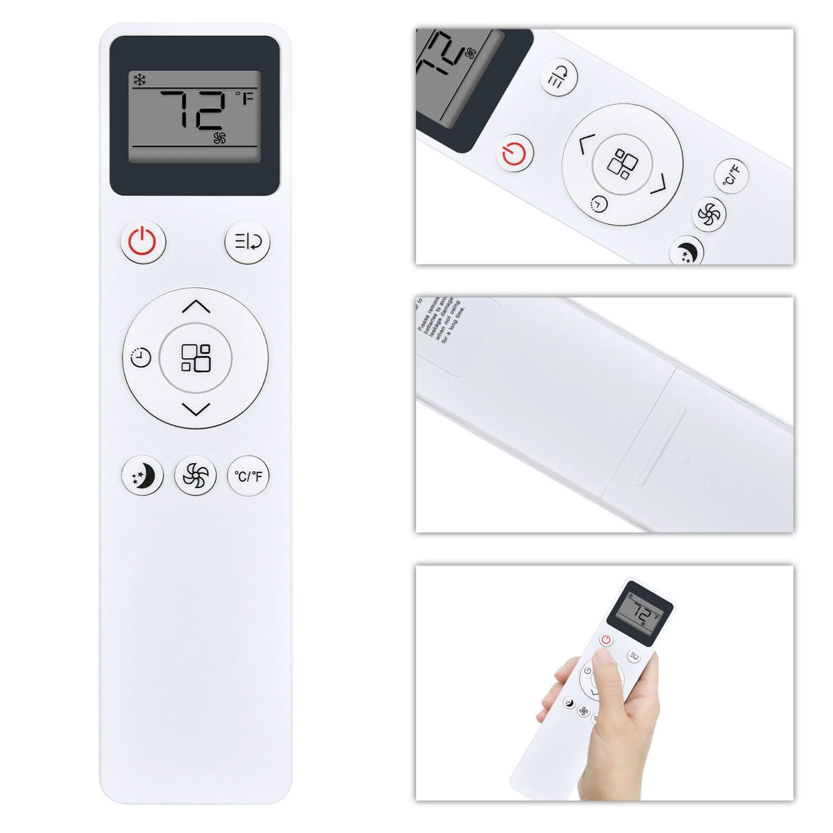 Replacement Remote Control For BLACK+ DECKER Air Conditioner 810900811A