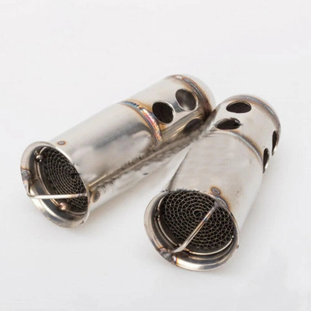 Stainless Steel Motorcycle Exhaust Pipe DB Killer Silencer 126mm Muffler Baffle