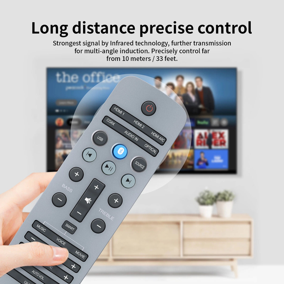 Replacement Remote Control For Philips Fidelio Soundbar E6 E6/12 E6/93