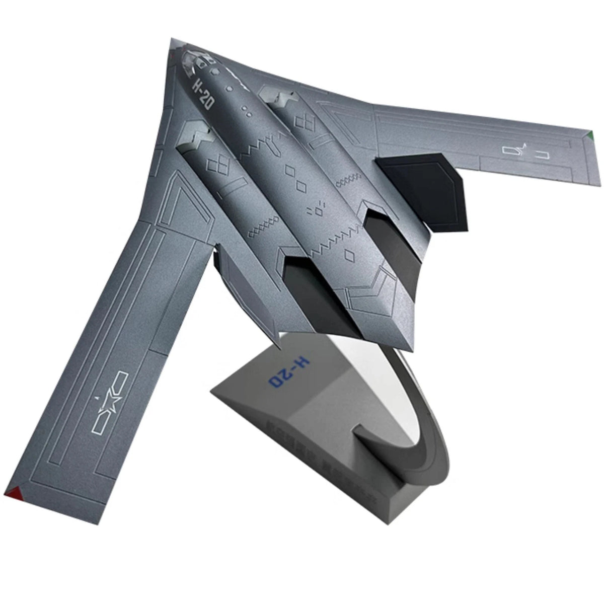 20cm 1/160 China H-20 Strategic Stealth Bombers Fighter Model Gifts For Birthday