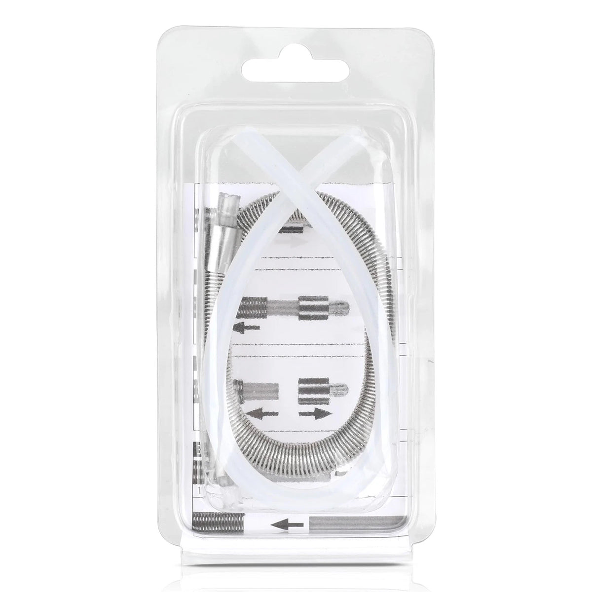 Stainless Steel Milk Pipe Casing with HP3 Adapter, 4*2.9*1.5 inches, Silver