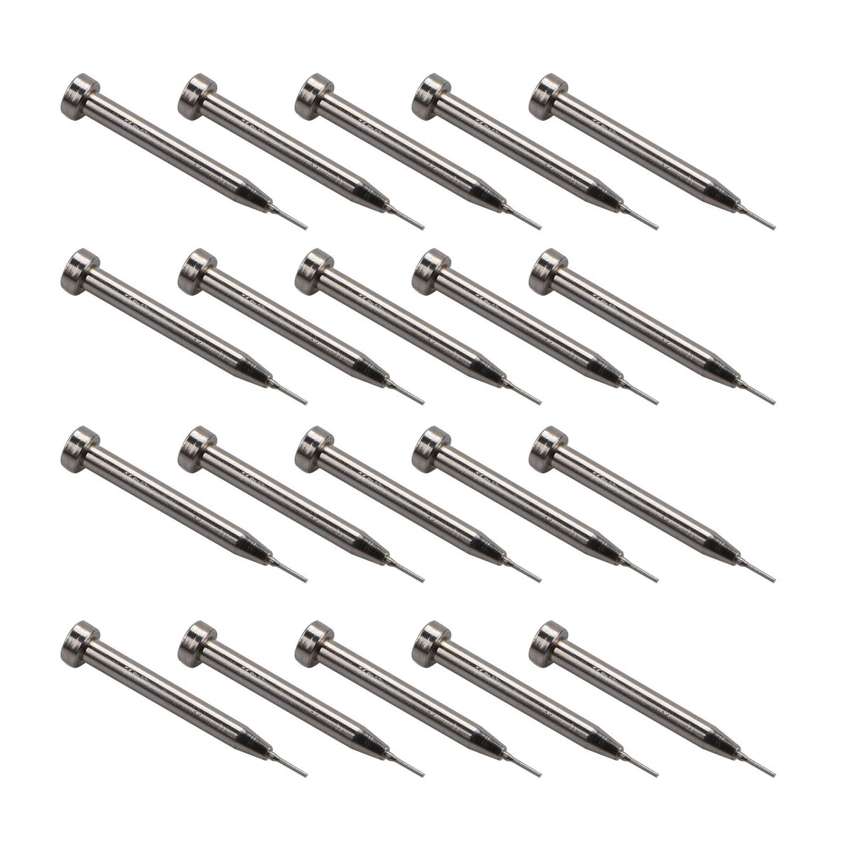 20Pcs 0.8mm Metal Tip Watch Band Strap Bracelet Link Pin Remover Repair Tool