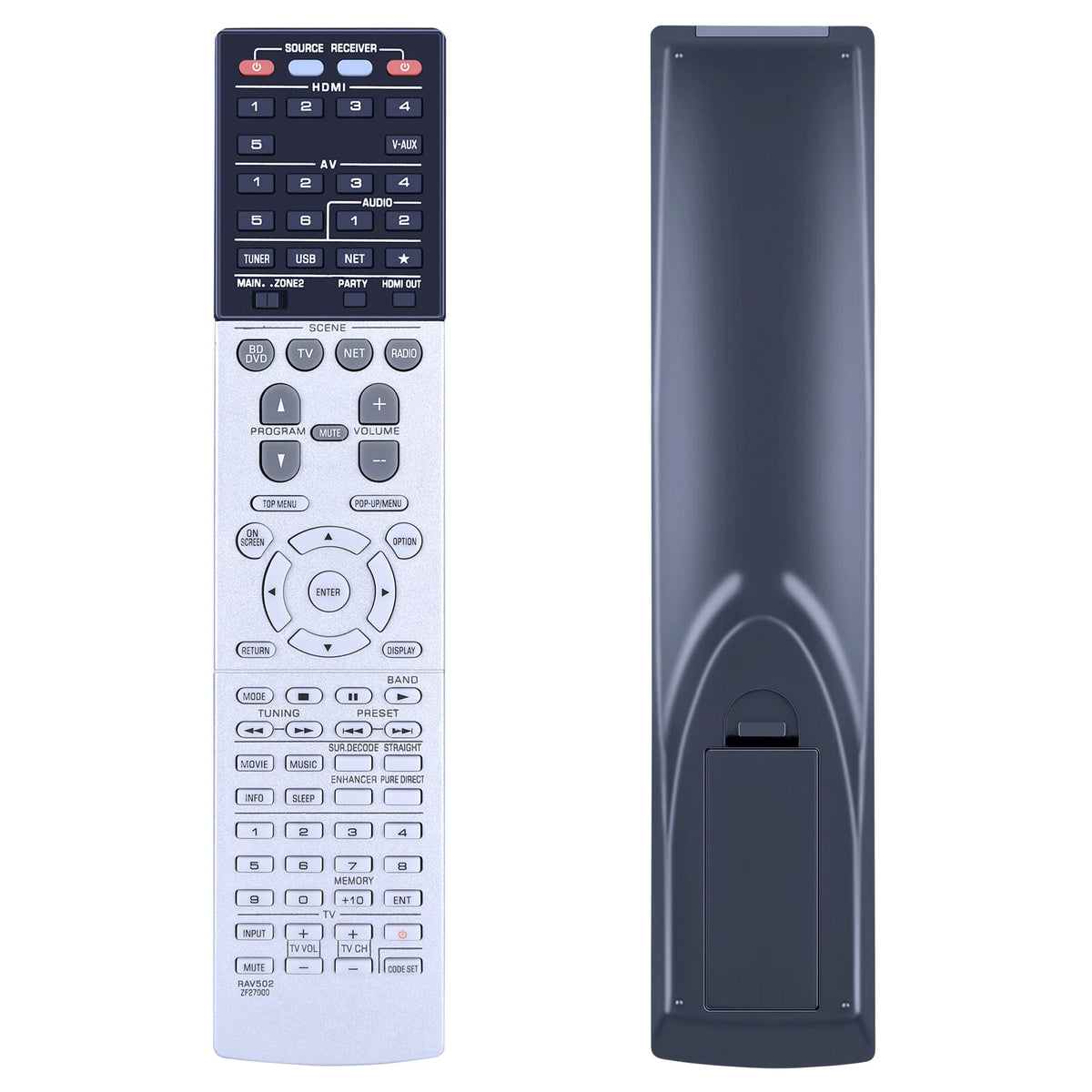 RAV502 ZF27000 Replacement Remote Control For YAMAHA AV Receiver RX-V775