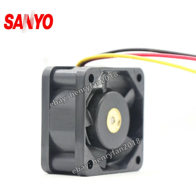 SANYO 109P0424H6D01 Fan 24VDC 0.07A 40*40*20MM 3-wires Fanuc Cooling Fan San Ace