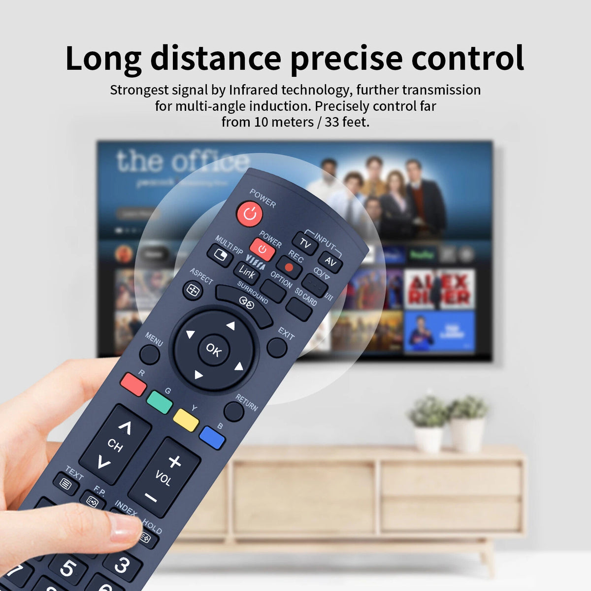 N2QAYB000120 Remote Control For Panasonic TV TH-42PV700H TH-50PY700H