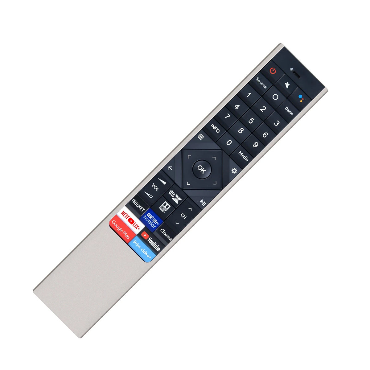 ERF6D62V Replace Remote Control For Hisense Vu 4K Ultra HD Android QLED TV