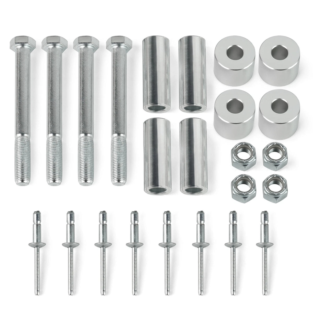 Lower hood roller bracket kit for Peterbilt 379, both sides