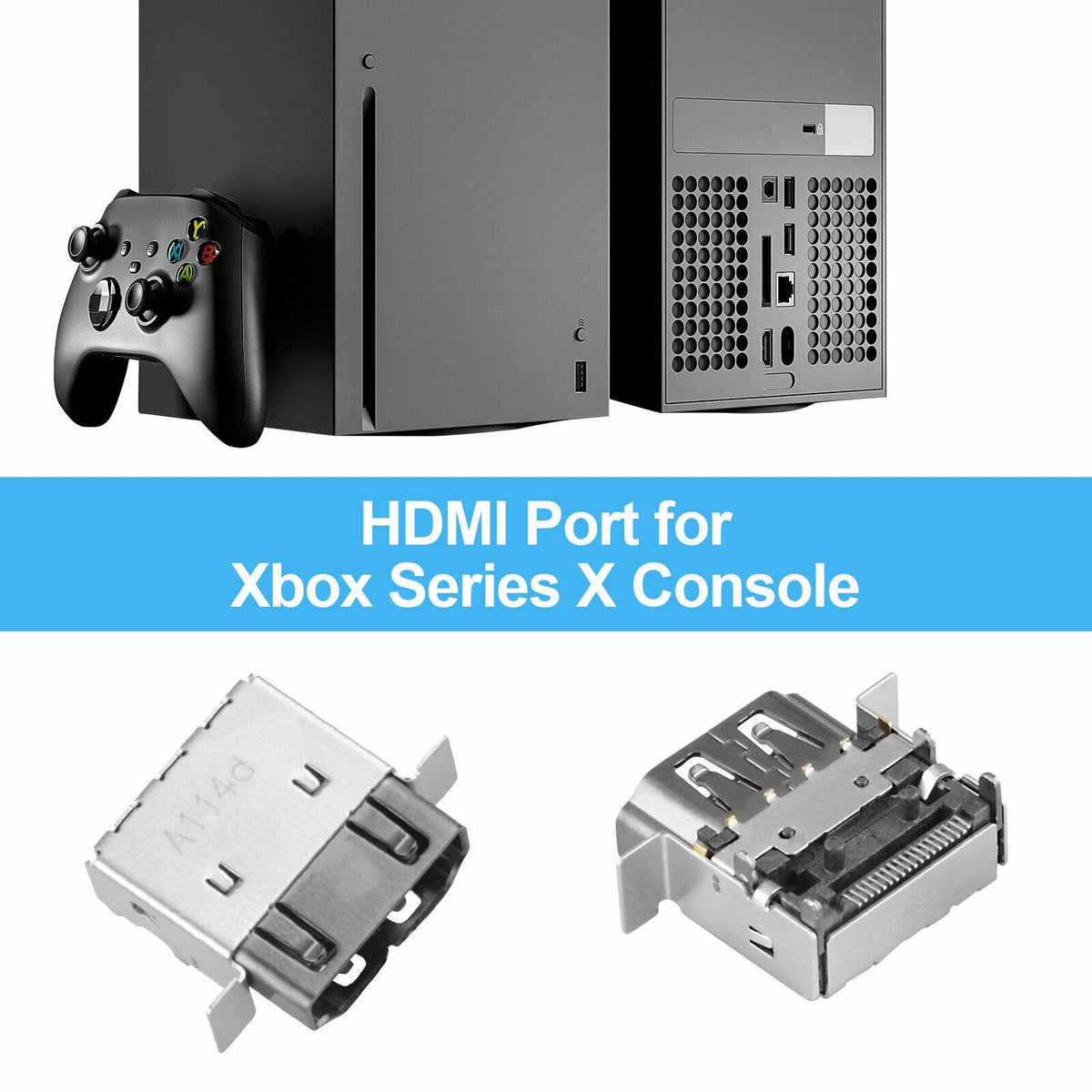Replacement HDMI Port Connector Socket Motherboard For Microsoft Xbox Series X