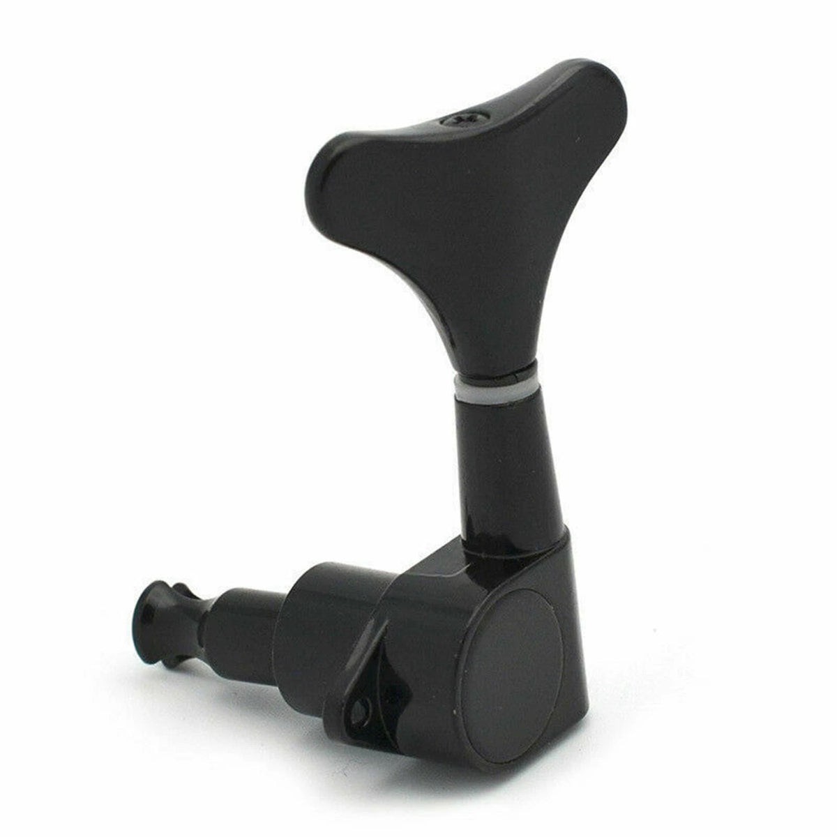 Black 2L+2R 4 Acoustic Guitar String Tuning Pegs Closed Gear Machine Heads E