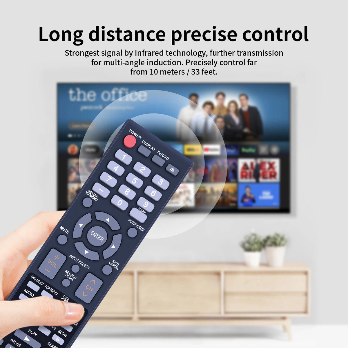 076R0SA011 Replacement Remote Control For Hitachi L26D204